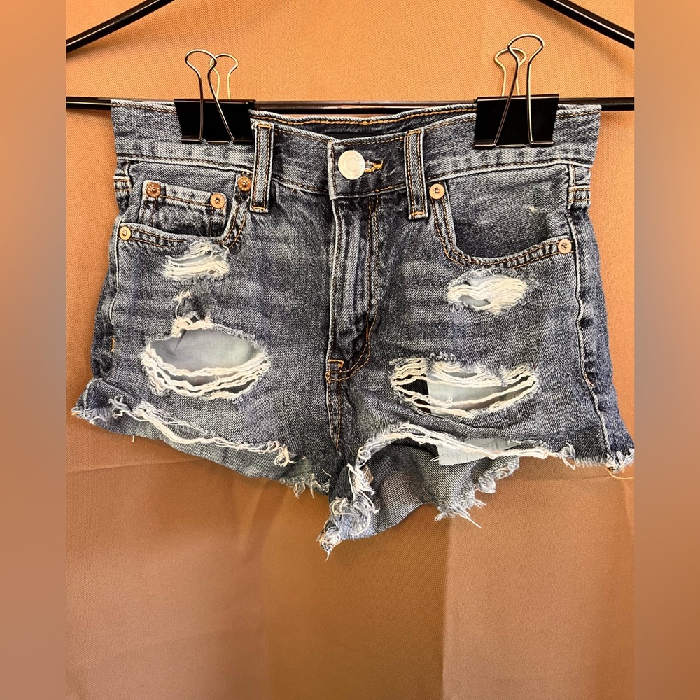 Aeropostale High Rise Shorty Shorts